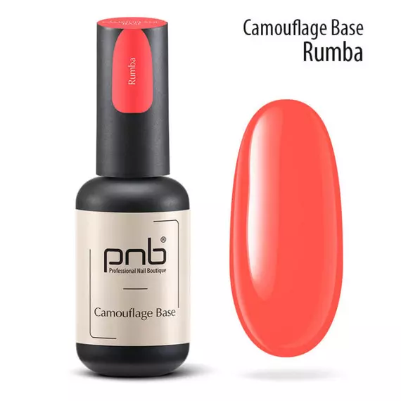 PNB / Камуфлирующая база / Rumba / коралловый / 8 мл