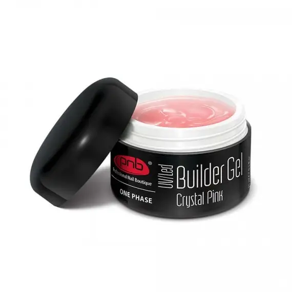 PNB / Гель прозорий / One Phase Builder Gel Сrystal Pink / 15 мл