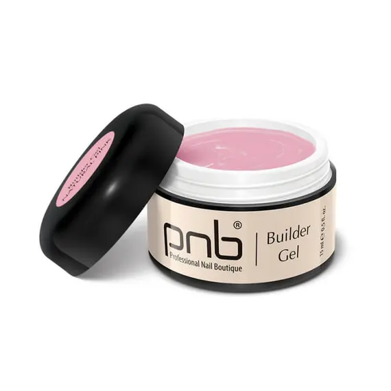 PNB / Гель натуральний рожевий / Builder Gel Natural Pink  / 15 мл