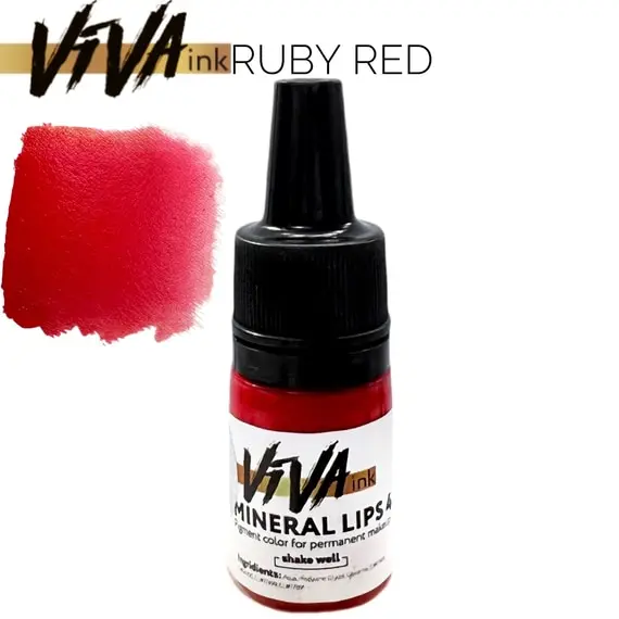 VIVA ink  / Mineral / Lips #4 / Ruby Red / 6 мл
