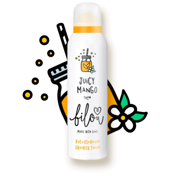 Bilou / Пінка для душу / Juicy Mango / 200 мл