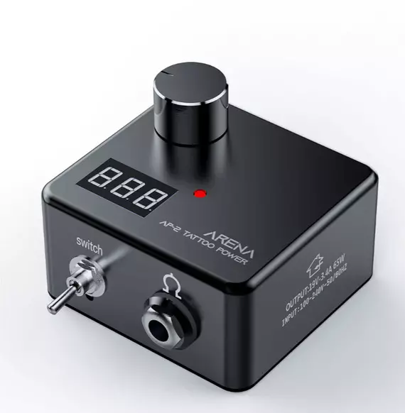 Arena AP-2 / Блок живлення для тату машин чорний