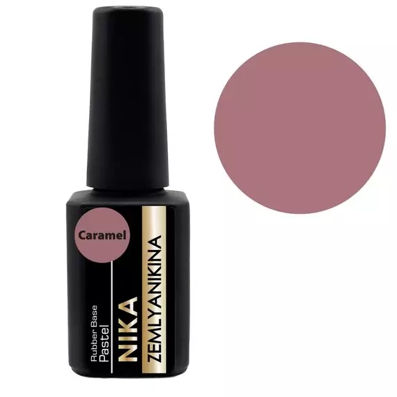 Nika Zemlyanikina / Rubber Base / Pastel Caramel / Теплий бежевий / 15мл