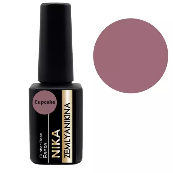 Nika Zemlyanikina / Rubber Base / Pastel Cupcake / Бежево-персиковий / 15мл