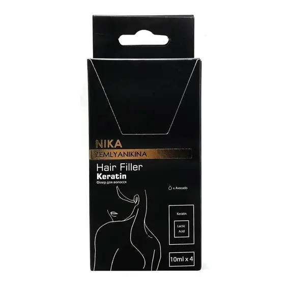 Nika Zemlyanikina  / Філер для волосся / KERATIN / 10мл*4шт