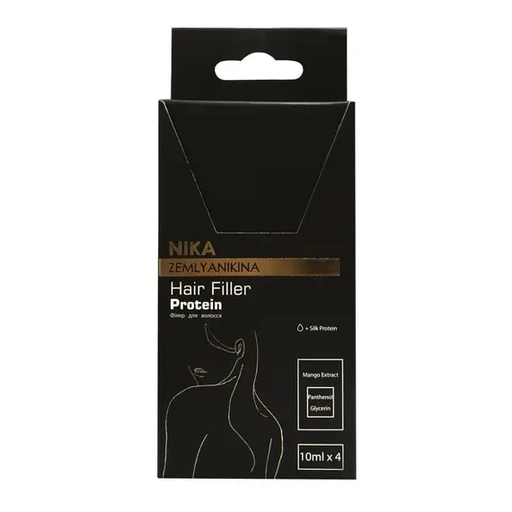 Nika Zemlyanikina  / Філер для волосся / PROTEIN / 10мл*4шт (Розпродаж. Придатний до 25.12.25)