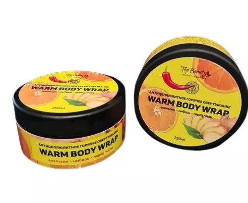 Top Beauty / Обгортання антицелюлітне ГАРЯЧЕ / 250 мл