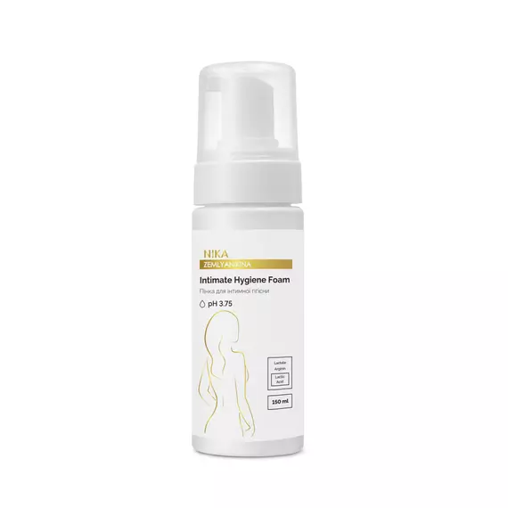 Nika Zemlyanikina / Пінка для інтимної гігієни / РН3.75 / Для жінок менструального періоду / 150мл