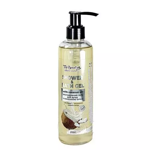 Top Beauty / Гель для душа / Кокос / 250мл (Распродажа. Срок годности 06.24 включительно)