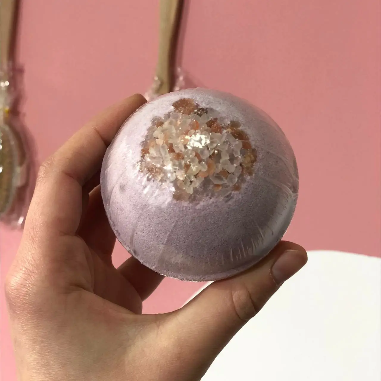 Top Beauty / Бомбочка-гейзер для ванни / Лавандове поле