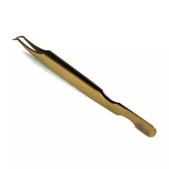 Sharlis / Пінцет вигнутий / Золото