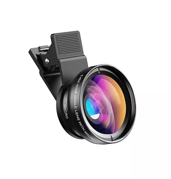 Лінза для телефону / 2 в 1 - 0,45X Phone Lens / Ширококутна + Макро