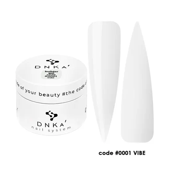 DNK'a / Builder Gel #001 / Vibe / прозорий