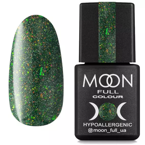 MOON FULL / Chrome Flake Disko №04 світловідбивний / зелений
