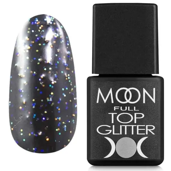 MOON FULL / Top glitter №1 Rainbow / 8млГель лаки BABY MOON