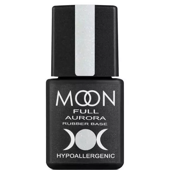 MOON FULL / Aurora Shimmer Rubber Base №2005 / рожева з шимером