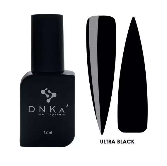 DNK'a / Gel Polish Ultra Black / чорний / 12 мл