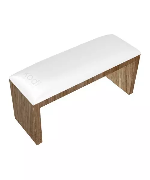 Kodi / Підлокітник для манікюру на коричневих ніжках / White