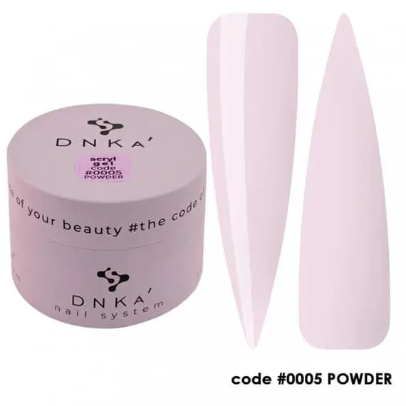 DNK'a / Acryl Gel #0005 Powder / рожевий /30 мл