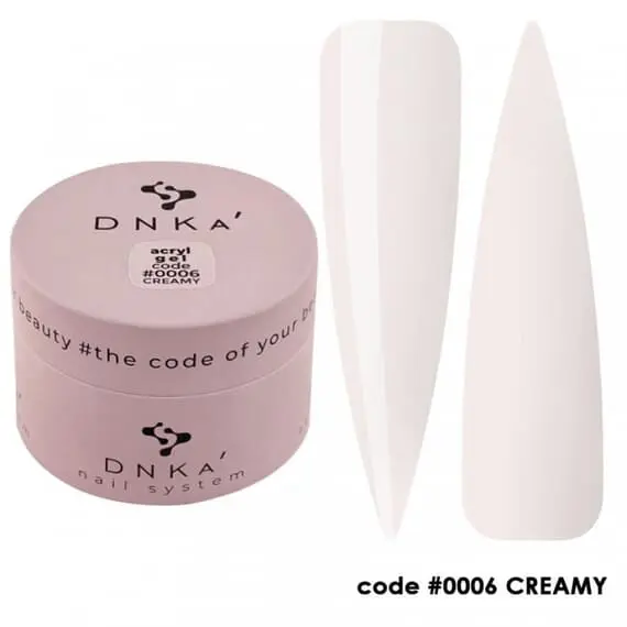 DNK'a / Acryl Gel #0006 Creamy / світло-бежевий / 30 мл