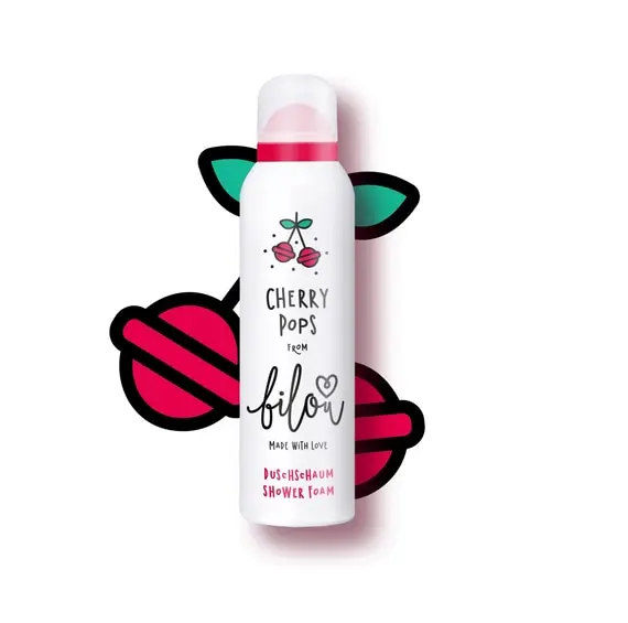 Bilou / Пінка для душу / Cherry Pops / 200 мл