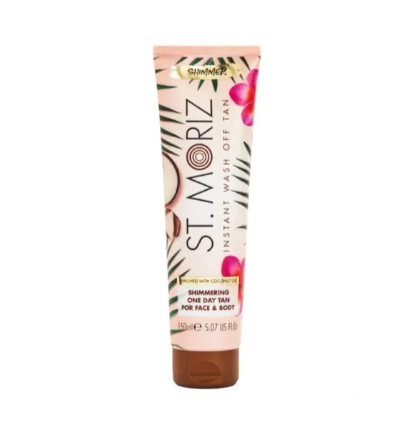 St.Moriz Pro / Бронзатор з легким ефектом засмаги / Coconut Tan Instant Wash Off Tan / 150 мл