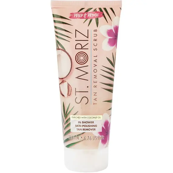 St.Moriz Advanced / Скраб для видалення засмаги / Exclusive Coconut Tan Remover Scrub / 200 мл