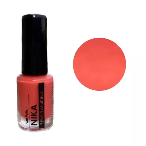 Nika Zemlyanikina / Лак для нігтів / #04 кораловий / 6 мл