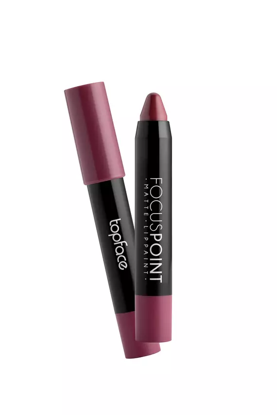 TopFace / Focus Point Matte / Помада-олівець / матова сіро-рожева #05 / 3,5 г / PT154