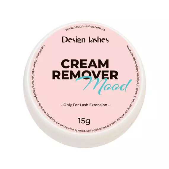Design Lashes / Ремувер кремовий / 15 гр