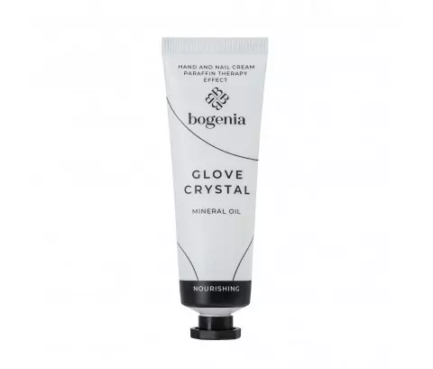 Bogenia / Крем для рук та нігтів GLOVE CRYSTAL Mineral oil complex живильний BG401 №003 / 30мл