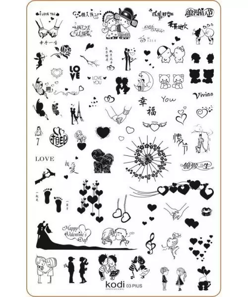 Kodi /Пластина для стемпінгу 