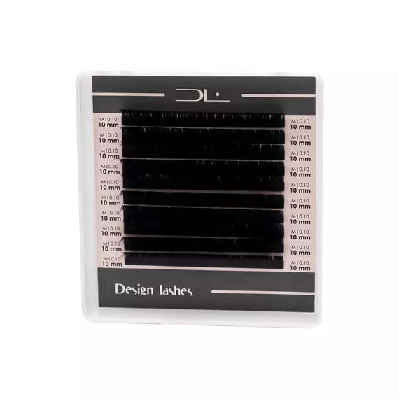 Вії Design Lashes / Deep Black / mini / 10 ліній