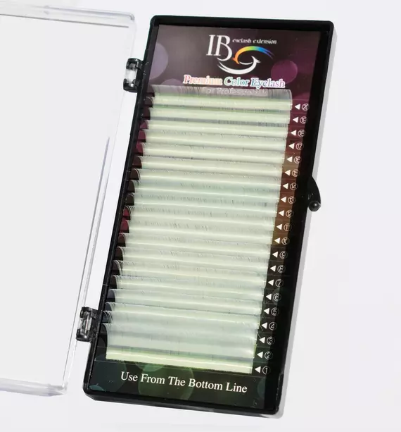 Вії I-Beauty / Кольорові вії / Мікс / Білі