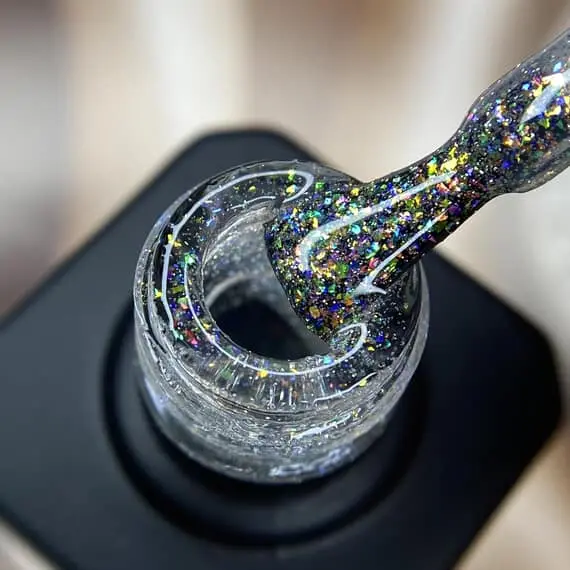 Nika Zemlyanikina / Top Diamond Shine / Топ с голографическим шимером / 15 мл