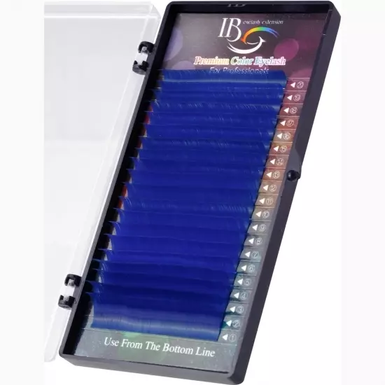 Вії I-Beauty / Кольорові вії / Мікс / Сині
