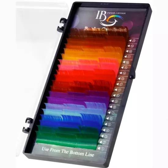 Вії I-Beauty / Кольорові вії / Мікс / Triple