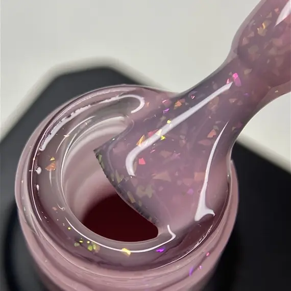 Nika Zemlyanikina / Rubber Base Diamond Rose / розовый / 15 мл