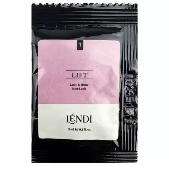 Lendi / Складник для ламінування вій та брів LIFT №1 / New Look в саше / 3 мл