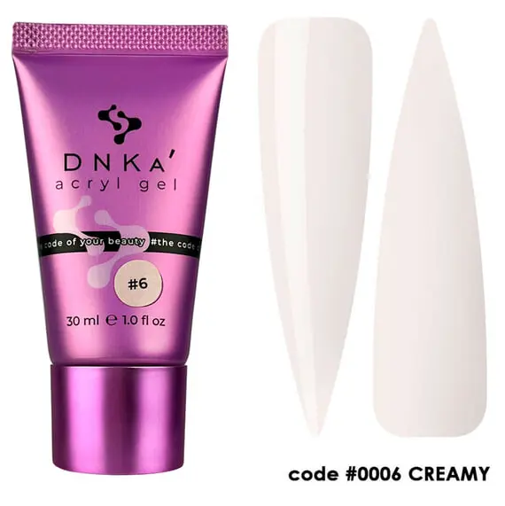DNKa’ / Аcryl Gel #0006 / Creamy / 30мл (tube) (світло-бежевий)