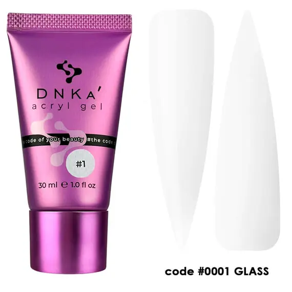 DNKa’ / Аcryl Gel #0001 / Glass / 30мл (tube) (прозорий)