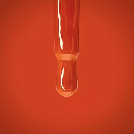 Nika Zemlyanikina / Gel Polish #43 / неон помаранчевий / 6 мл