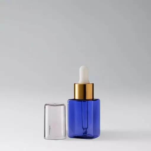 Флакон пластиковый с пипеткой/квадрат