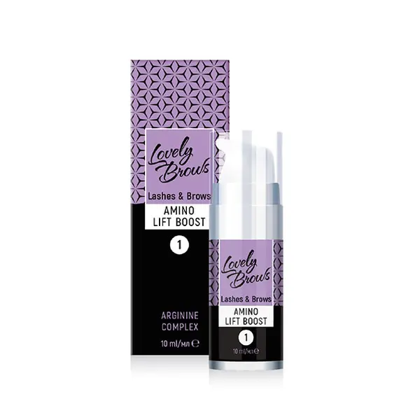Lovely Brows / Засіб для ламінування брів та вій  / “Amino Lift Boost” / 10мл / Термін придатності 31.01.25 включно