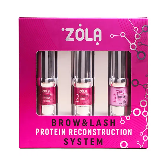 Zola  / Набір для ламінування  / Brow&Lash Protein Reconstruction System