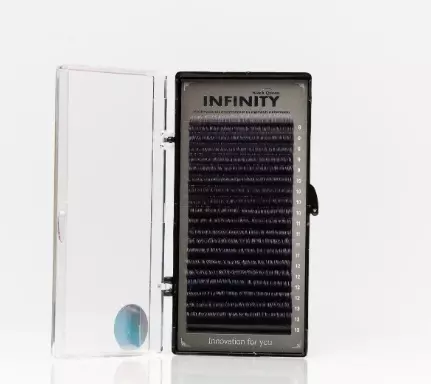 Вії INFINITY Ombre / Білі кінчики / Мікс