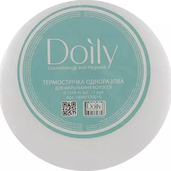 Doily / Термострічка для фарбування волосся  0,1х50м (1 рул) зі спіненого поліетилену