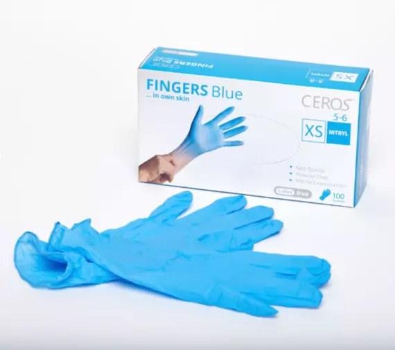 CEROS / Нітрилові рукавички нестерильні / Blue