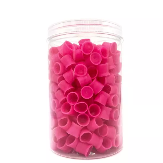 Ковпачки (капси) під пігмент / Силіконові в тубі / 300 шт/уп