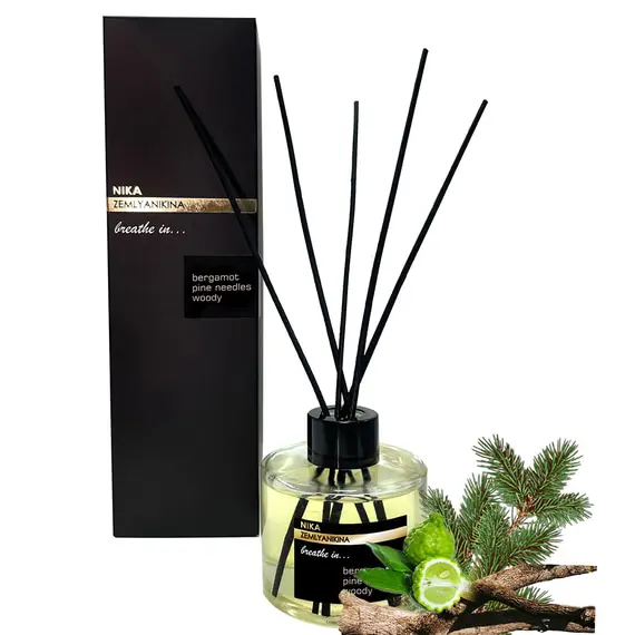 Nika Zemlyanikina / Аромадифузор / BLACK BERGAMOT / PINE NEEDLES / WOODY / 130